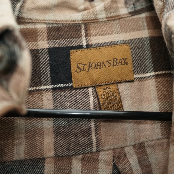 ❌SOLD❌Men's St. Johns Bay Flannel Shirt Size M - Picture 3 of 4